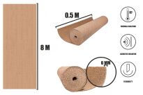 Rouleau de liège 6mm(8mx0.5m)  -à moyens grains - 4