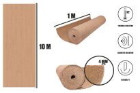 Rouleau de liège 4mm(10mx1m)  - à moyen grains - 4