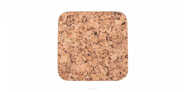 Tapis en liège Medium carré 20 cm décor - set de 4 pièces